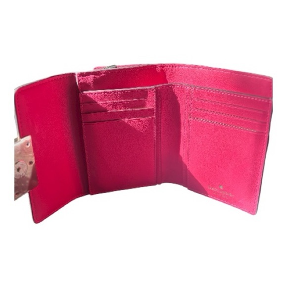 Kate Spade New York Hot Pink Leather Wallet - Picture 8 of 12